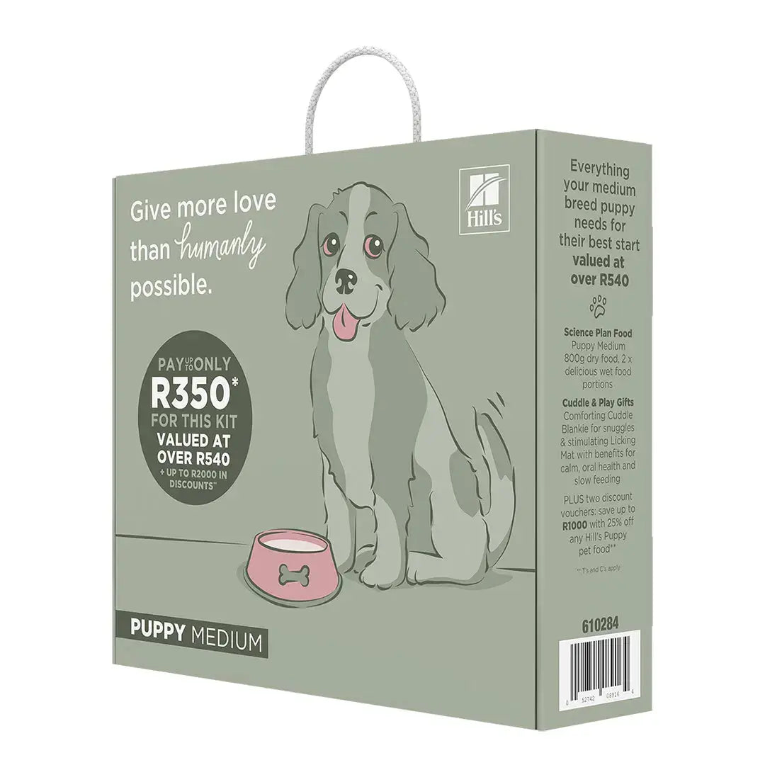 Puppy Medium Welcome Home Pack - Side