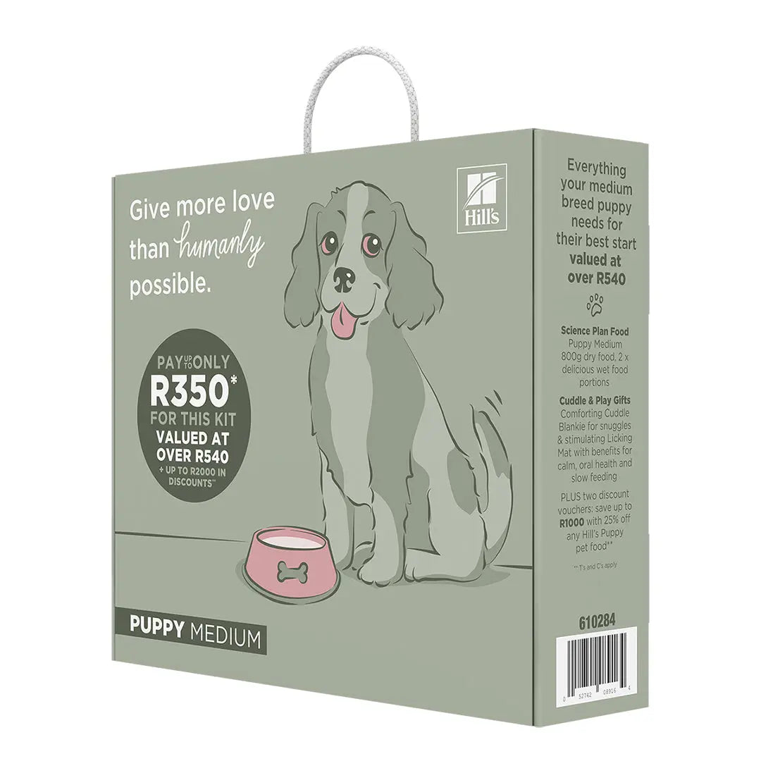 Puppy Medium Welcome Home Pack - Side