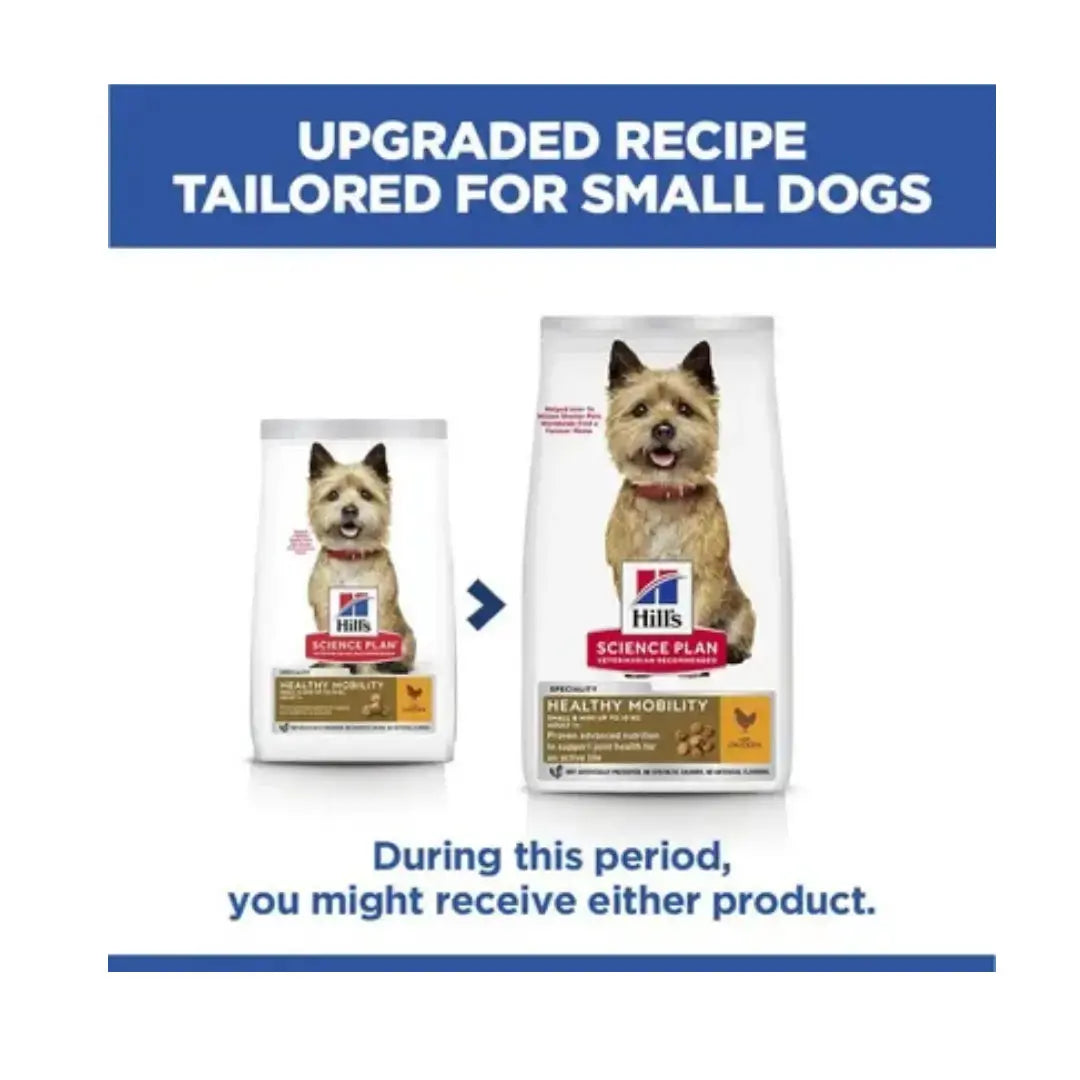 Hill’s Science Plan Small & Mini Adult Healthy Mobility Chicken Dry Dog Food   | Canine & Co