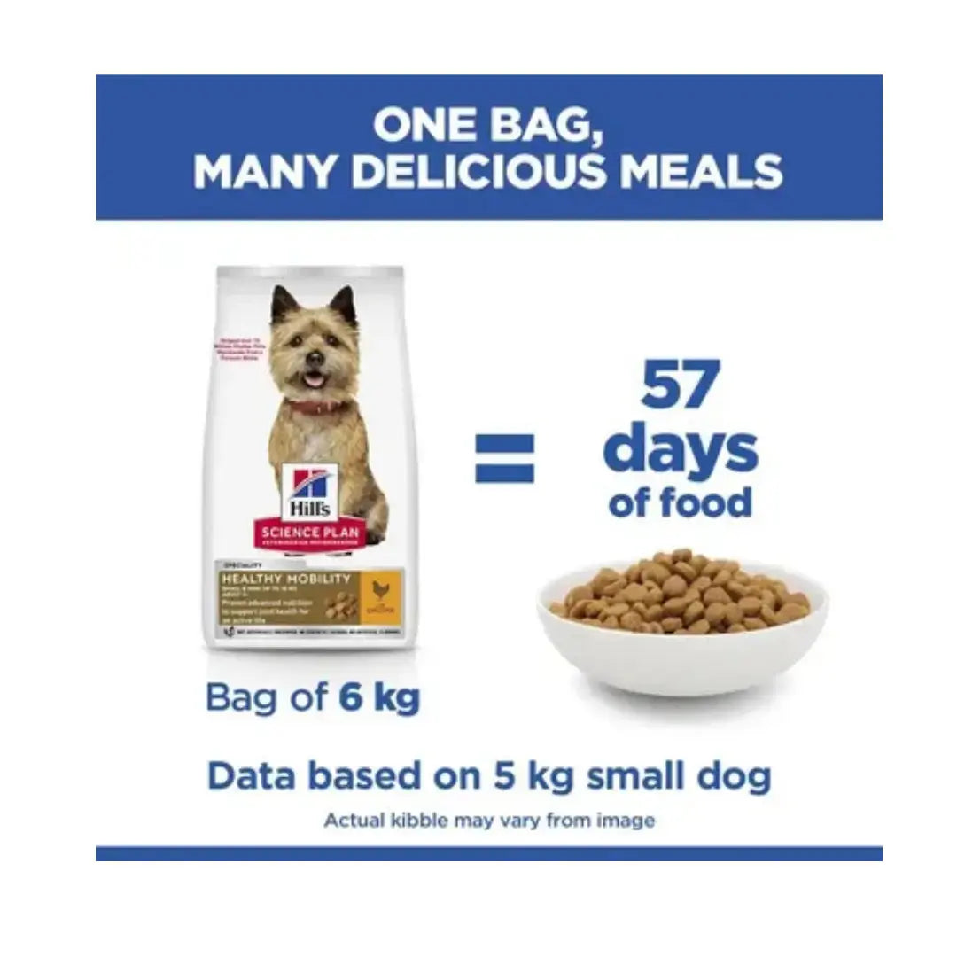 Hill’s Science Plan Small & Mini Adult Healthy Mobility Chicken Dry Dog Food   | Canine & Co