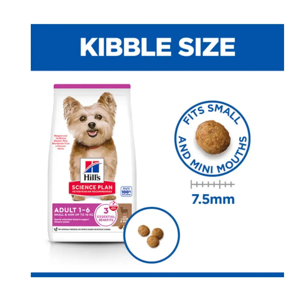 Hill’s Science Plan Small & Mini Adult Lamb & Rice Dry Dog Food   | Canine & Co