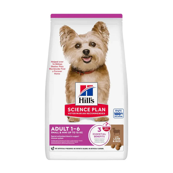 Hill's Small & Mini Adult Lamb & Rice Dry Dog Food – Canine & Co