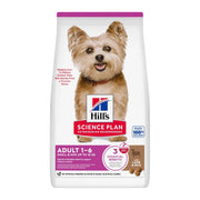 Hill's Science Plan Small and Mini Adult lamb and rice dry dog food, new ActivBiome+ bag front