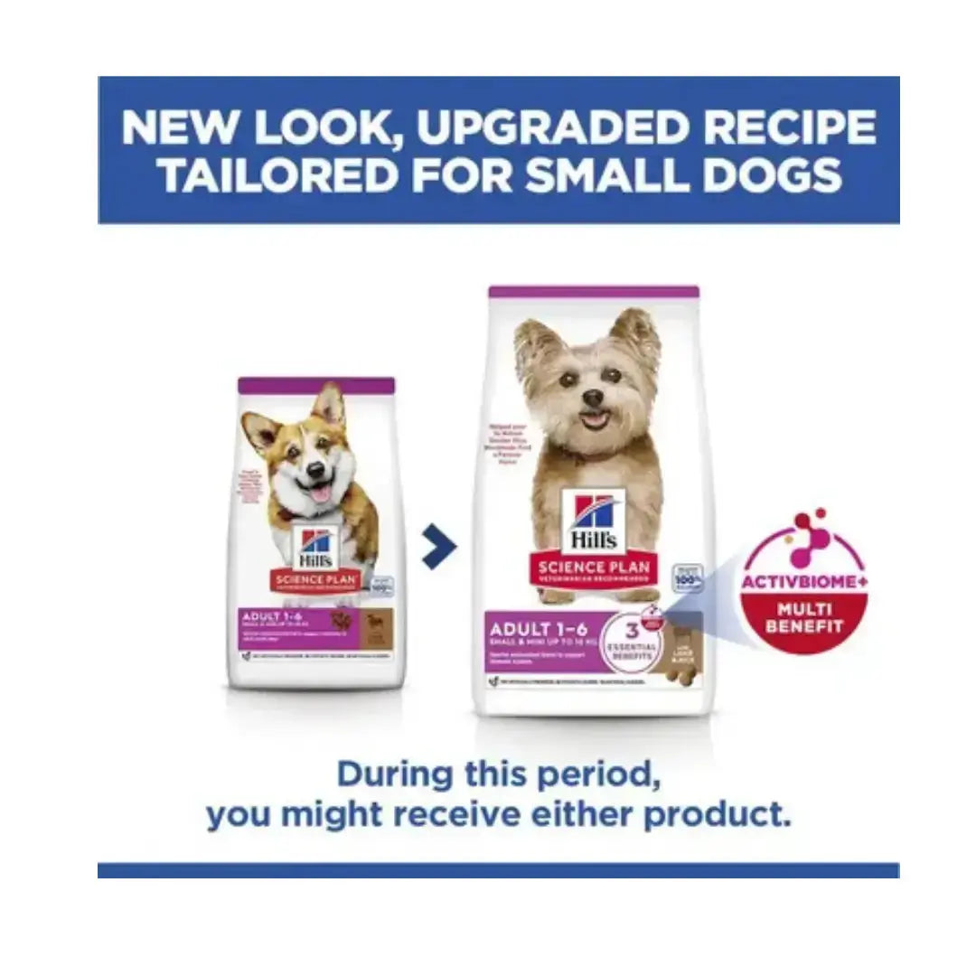 Hill’s Science Plan Small & Mini Adult Lamb & Rice Dry Dog Food   | Canine & Co