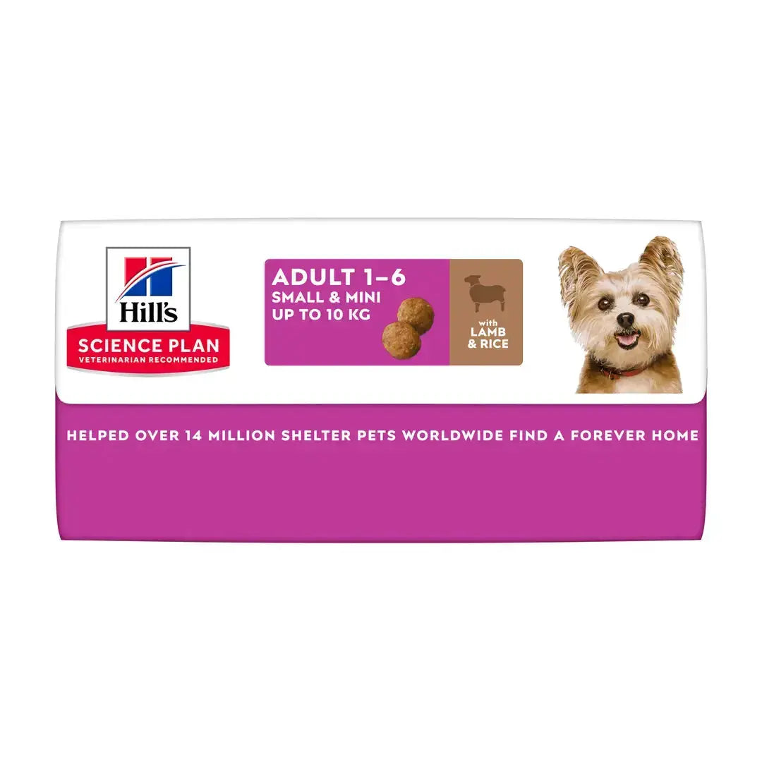 Hill’s Science Plan Small & Mini Adult Lamb & Rice Dry Dog Food   | Canine & Co