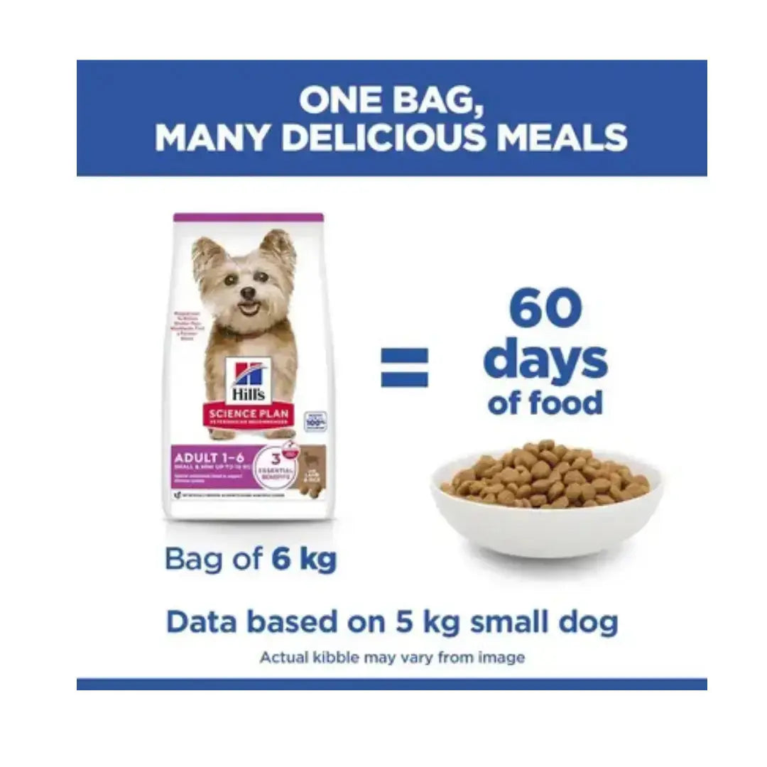 Hill’s Science Plan Small & Mini Adult Lamb & Rice Dry Dog Food   | Canine & Co