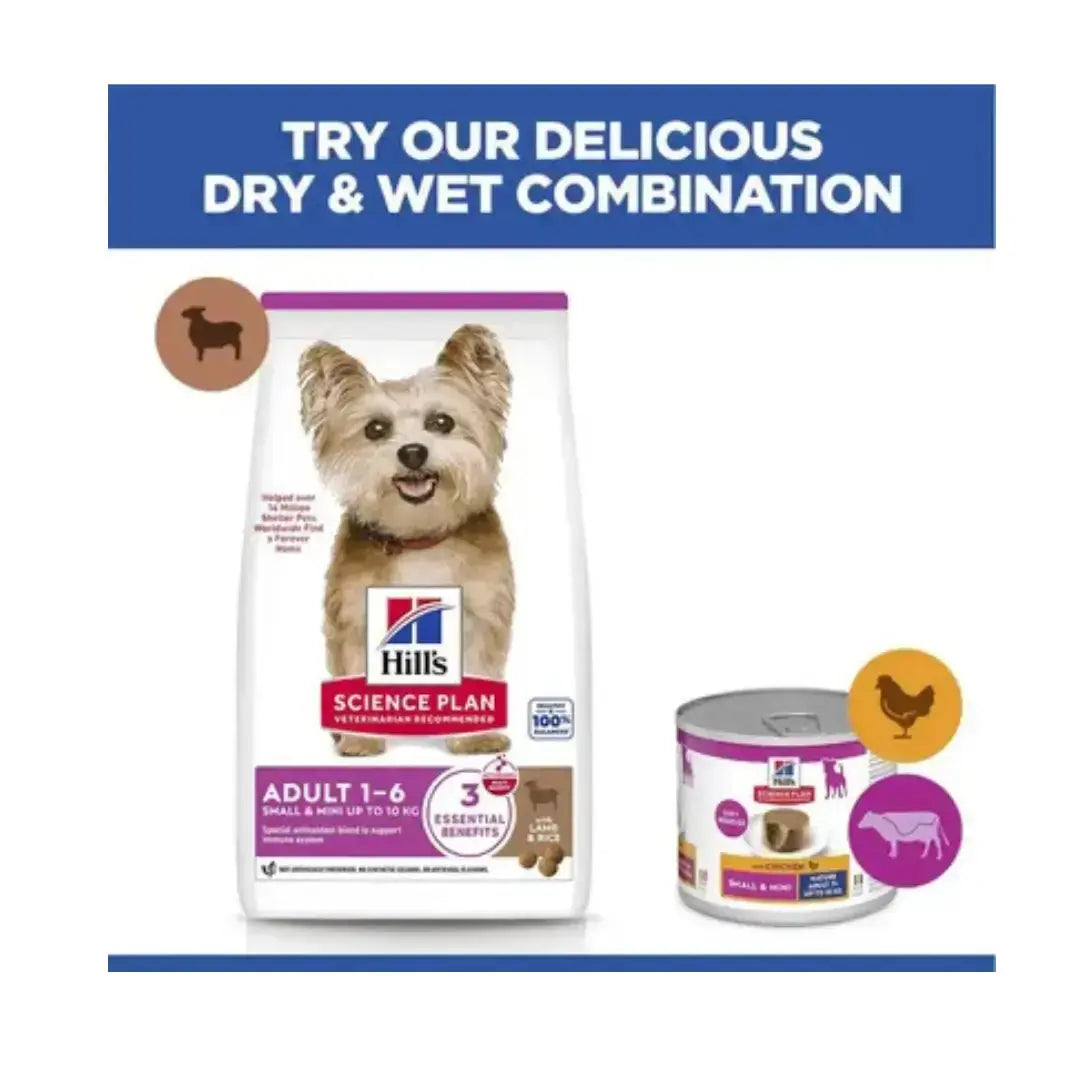 Hill’s Science Plan Small & Mini Adult Lamb & Rice Dry Dog Food   | Canine & Co