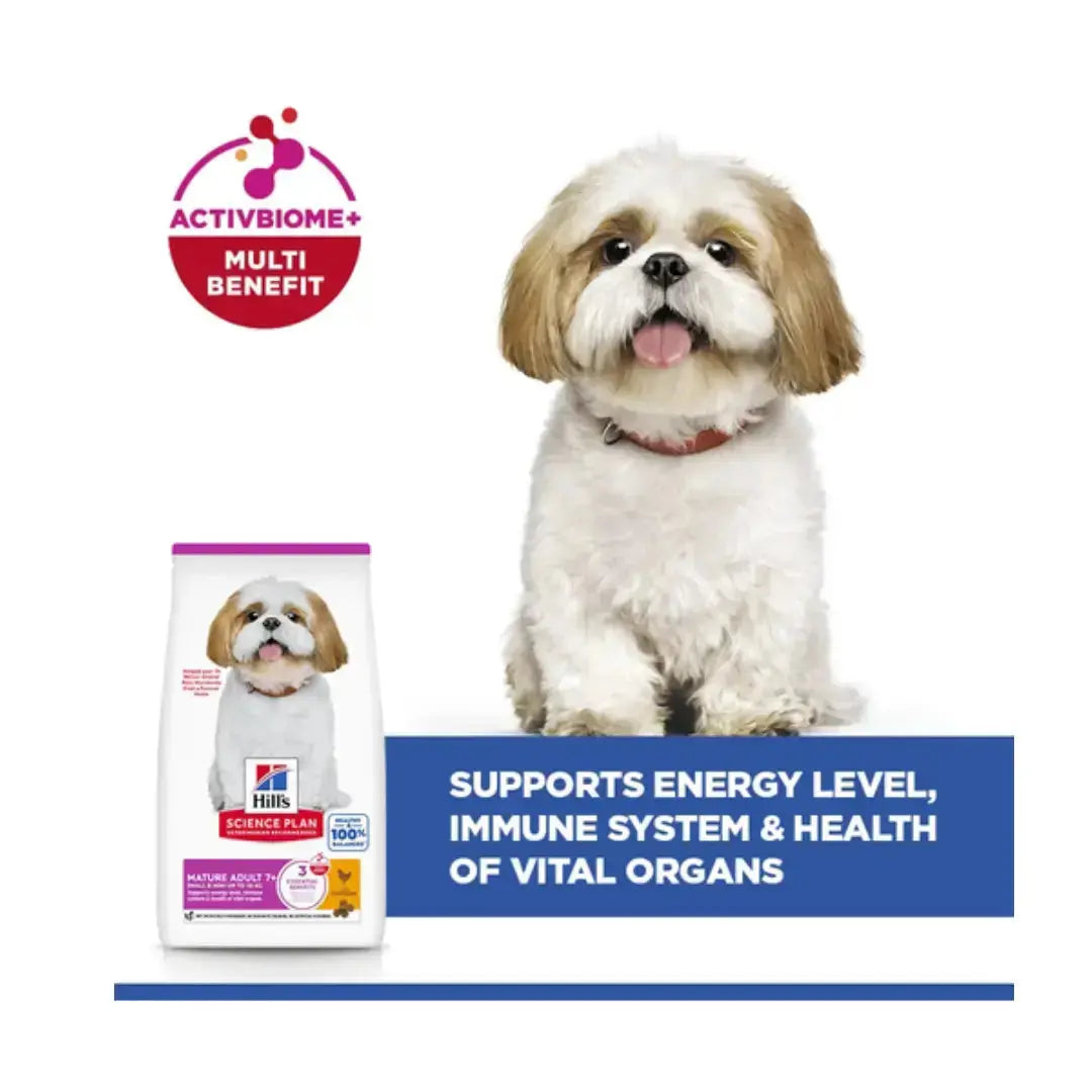 Hill’s Science Plan Small & Mini Mature Adult 7+ Chicken Dry Dog Food   | Canine & Co