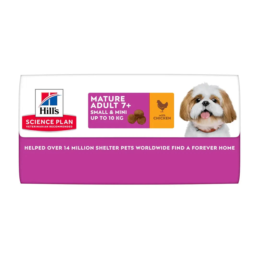Hill’s Science Plan Small & Mini Mature Adult 7+ Chicken Dry Dog Food   | Canine & Co