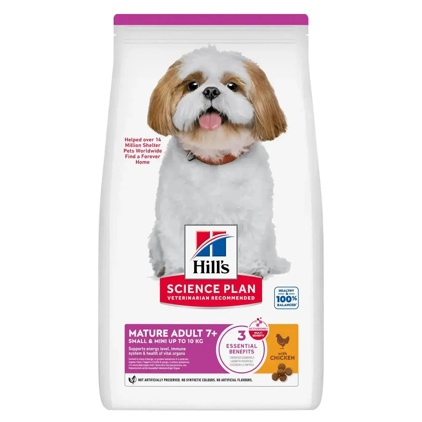 Hill’s Science Plan Small & Mini Mature Adult 7+ Chicken Dry Dog Food (New)   | Canine & Co