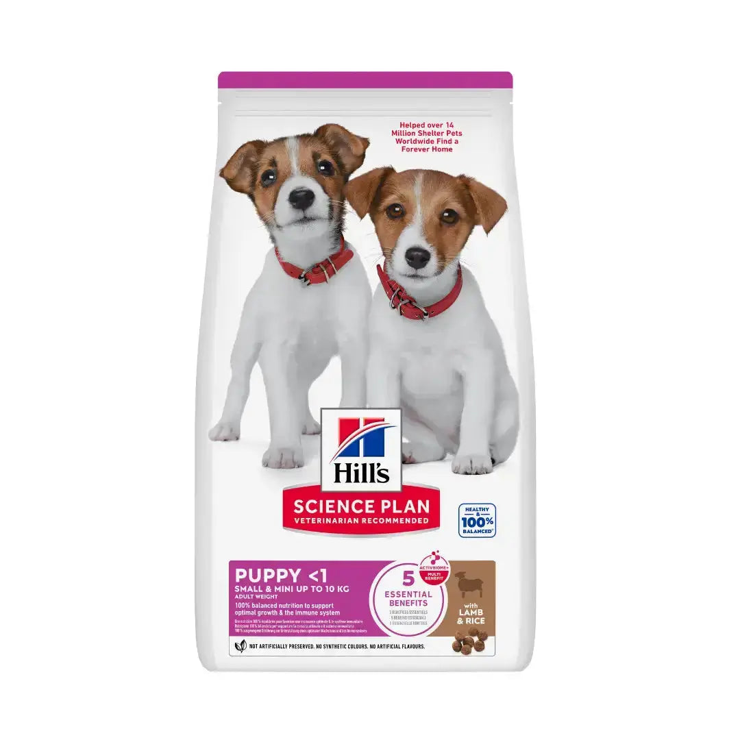 Hill’s Science Plan Small & Mini Puppy Lamb & Rice Dry Dog Food   | Canine & Co