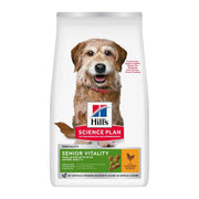 Hill's Science Plan Small & Mini Senior Vitality 7+ Chicken dry dog food bag, latest packaging