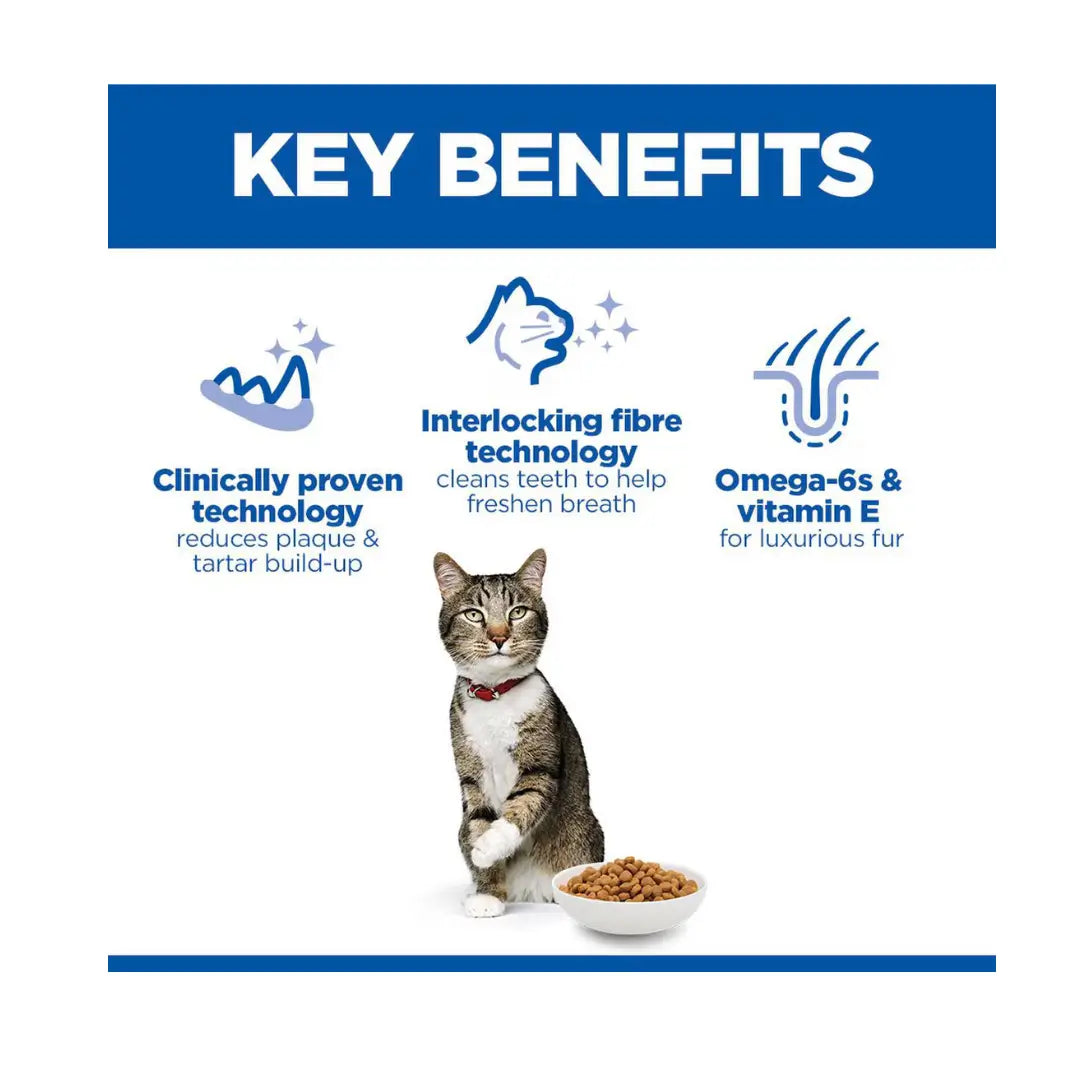 Hill's Science Plan Feline Adult Oral Care Chicken Dry Cat Food   | Canine & Co