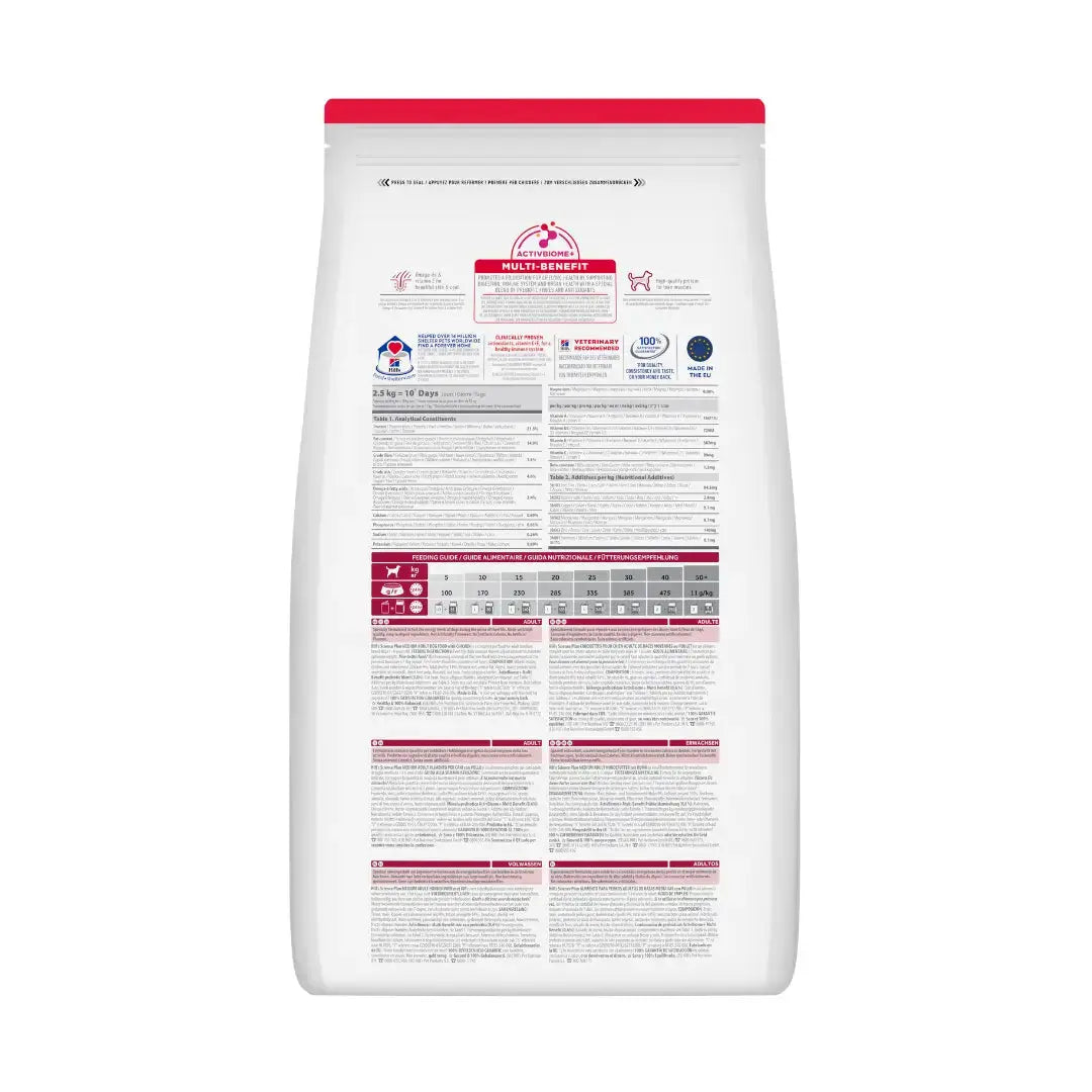 Hill’s Science Plan Medium Breed Adult Dry Dog Food, Chicken Flavour   | Canine & Co