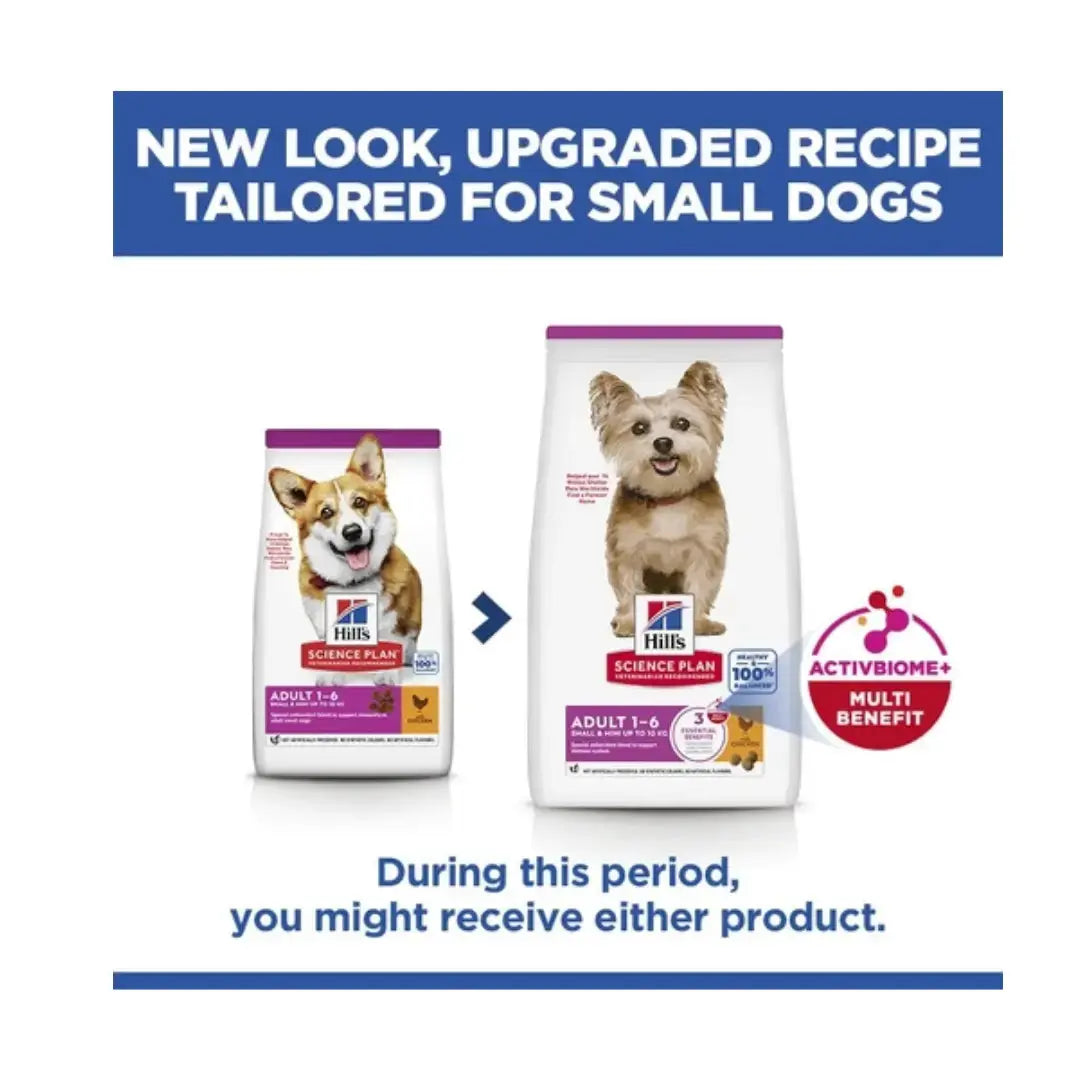 Hill’s Science Plan Small & Mini Adult Dry Dog Food, Chicken Flavour   | Canine & Co