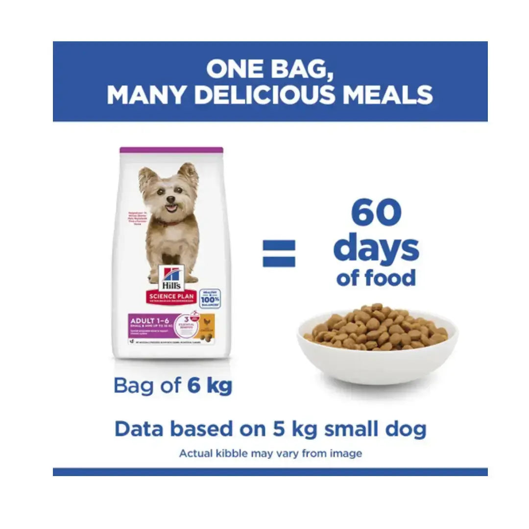 Hill’s Science Plan Small & Mini Adult Dry Dog Food, Chicken Flavour   | Canine & Co