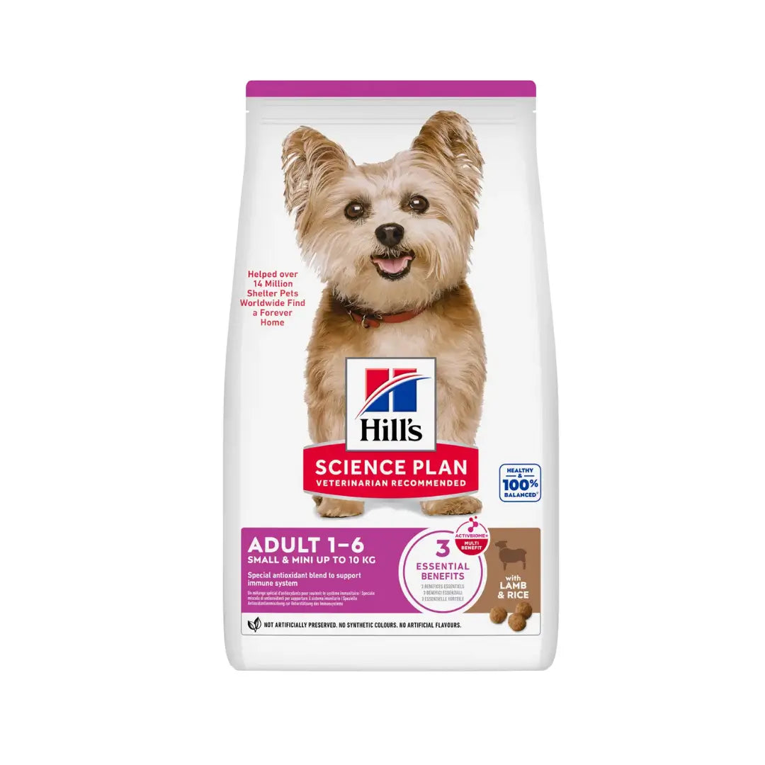 Hill’s Science Plan Small & Mini Adult Dry Dog Food, Lamb & Rice   | Canine & Co