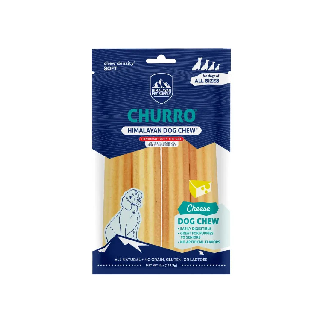 Himalayan Churro Dog Chew - Cheese   | Canine & Co