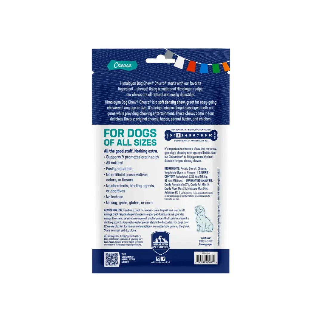 Himalayan Churro Stix Dog Chew - Cheese   | Canine & Co