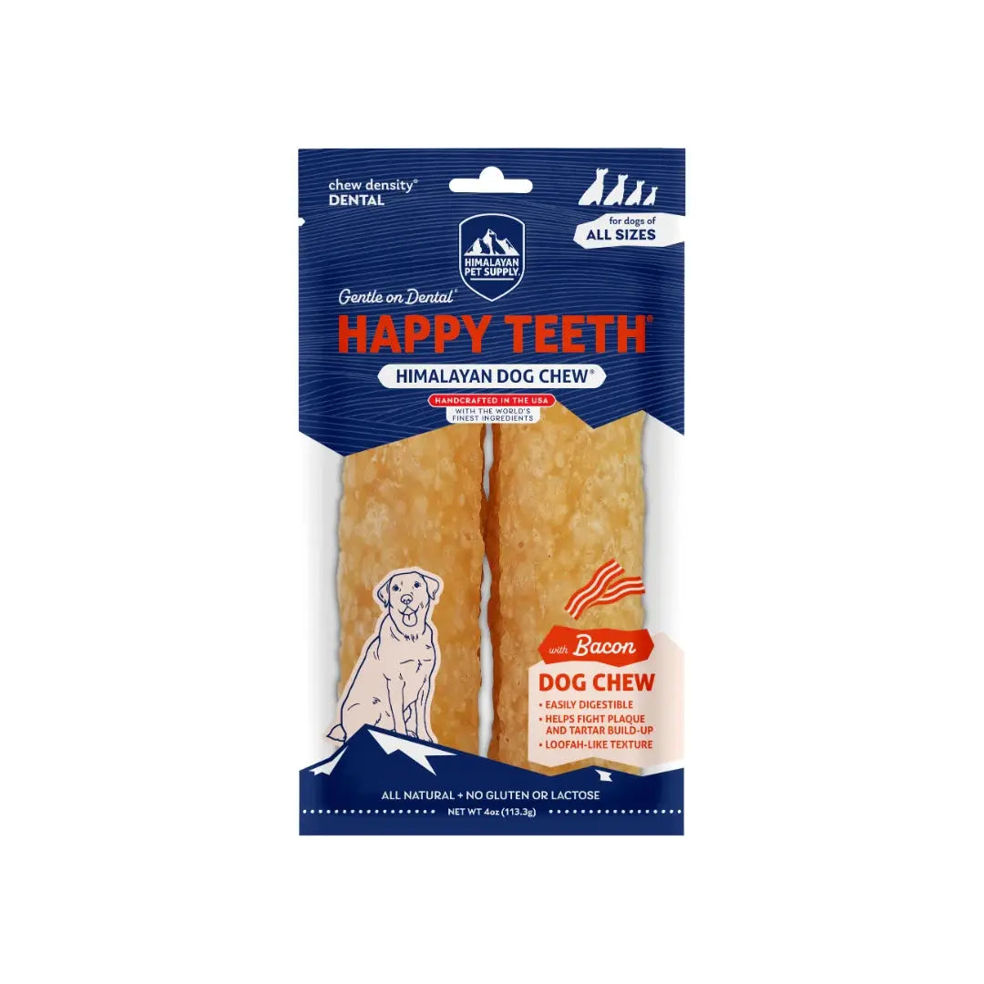 Himalayan Happy Teeth Dental Dog Chew - Bacon   | Canine & Co