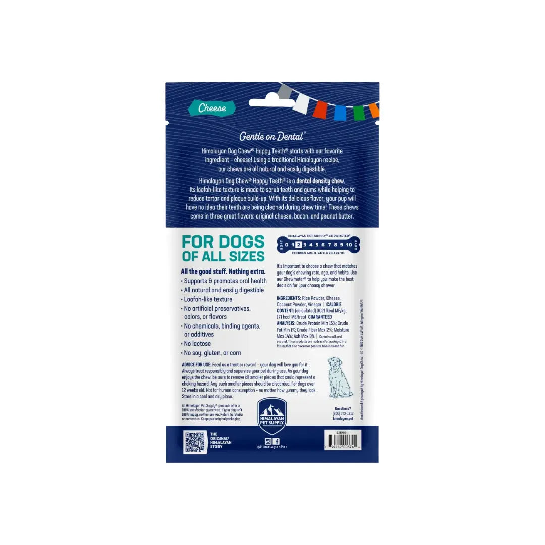 Himalayan Happy Teeth Dental Dog Chew - Cheese   | Canine & Co