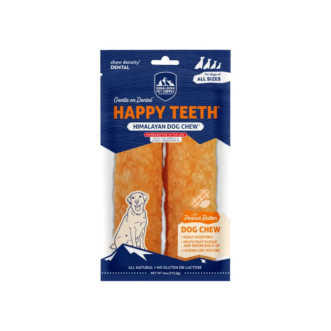 Himalayan Happy Teeth Dental Dog Chew - Peanut Butter   | Canine & Co