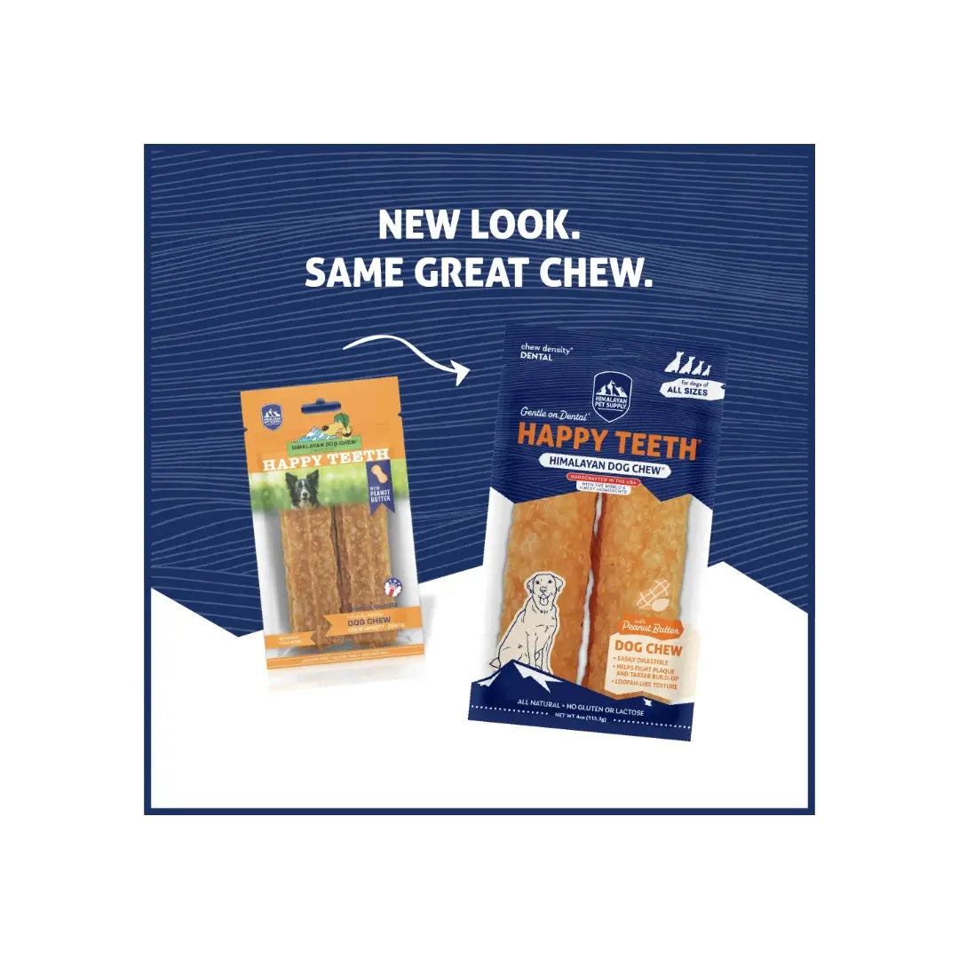 Himalayan Happy Teeth Dental Dog Chew - Peanut Butter   | Canine & Co