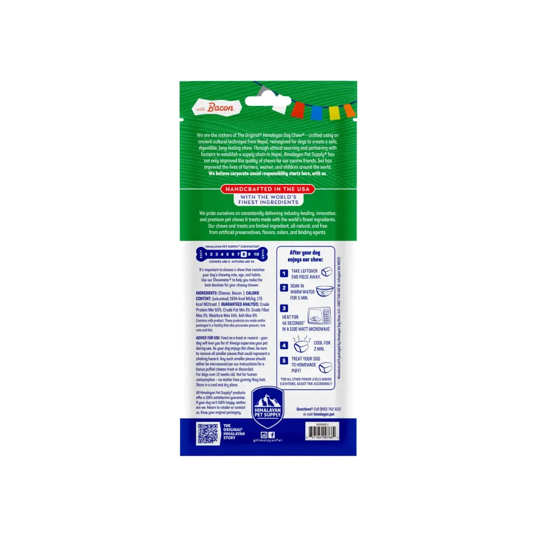 Himalayan Original Dog Chew - Bacon   | Canine & Co