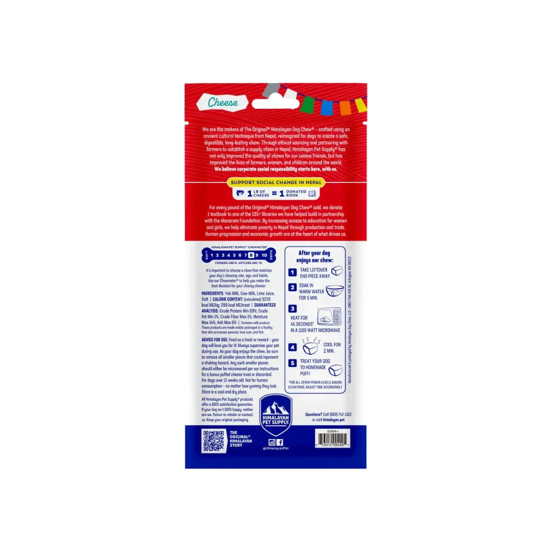 Himalayan Original Dog Chew - Cheese   | Canine & Co