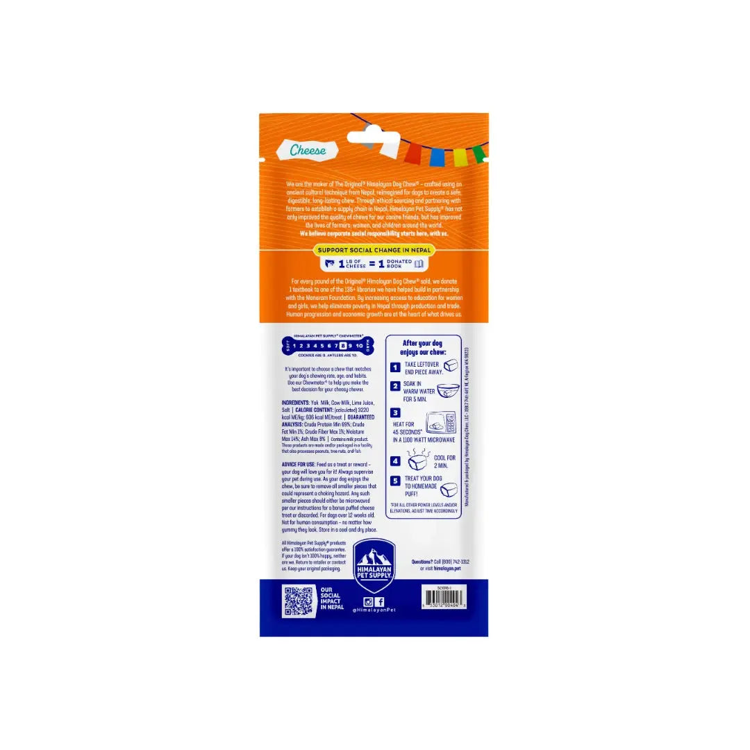 Himalayan Original Dog Chew - Cheese   | Canine & Co