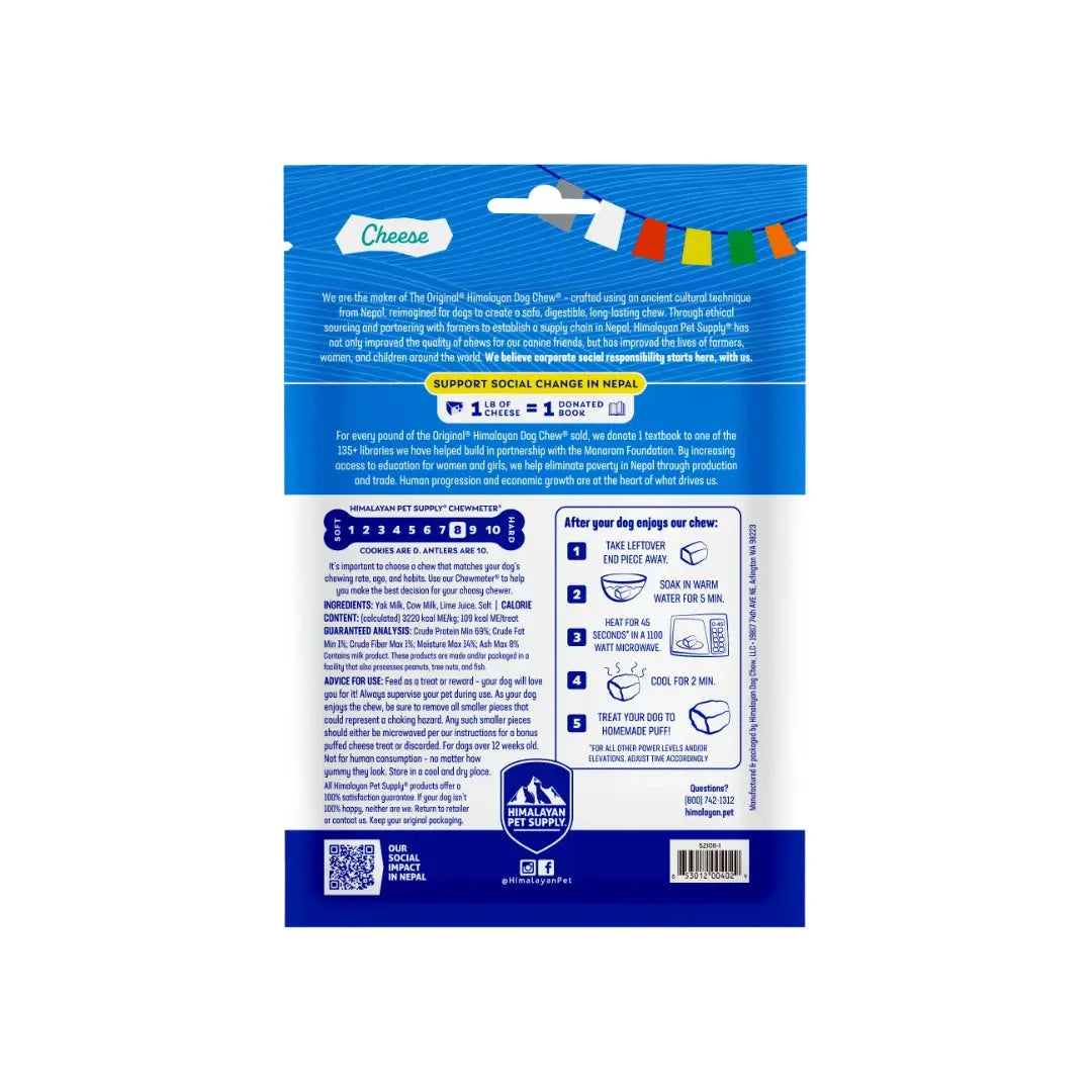 Himalayan Original Dog Chew - Cheese   | Canine & Co