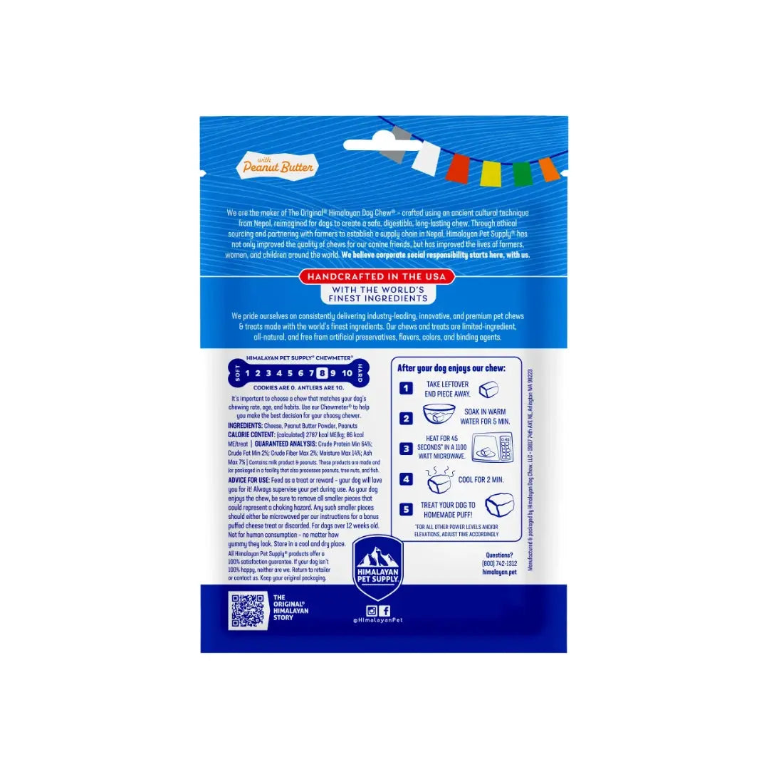 Himalayan Original Dog Chew - Peanut Butter   | Canine & Co