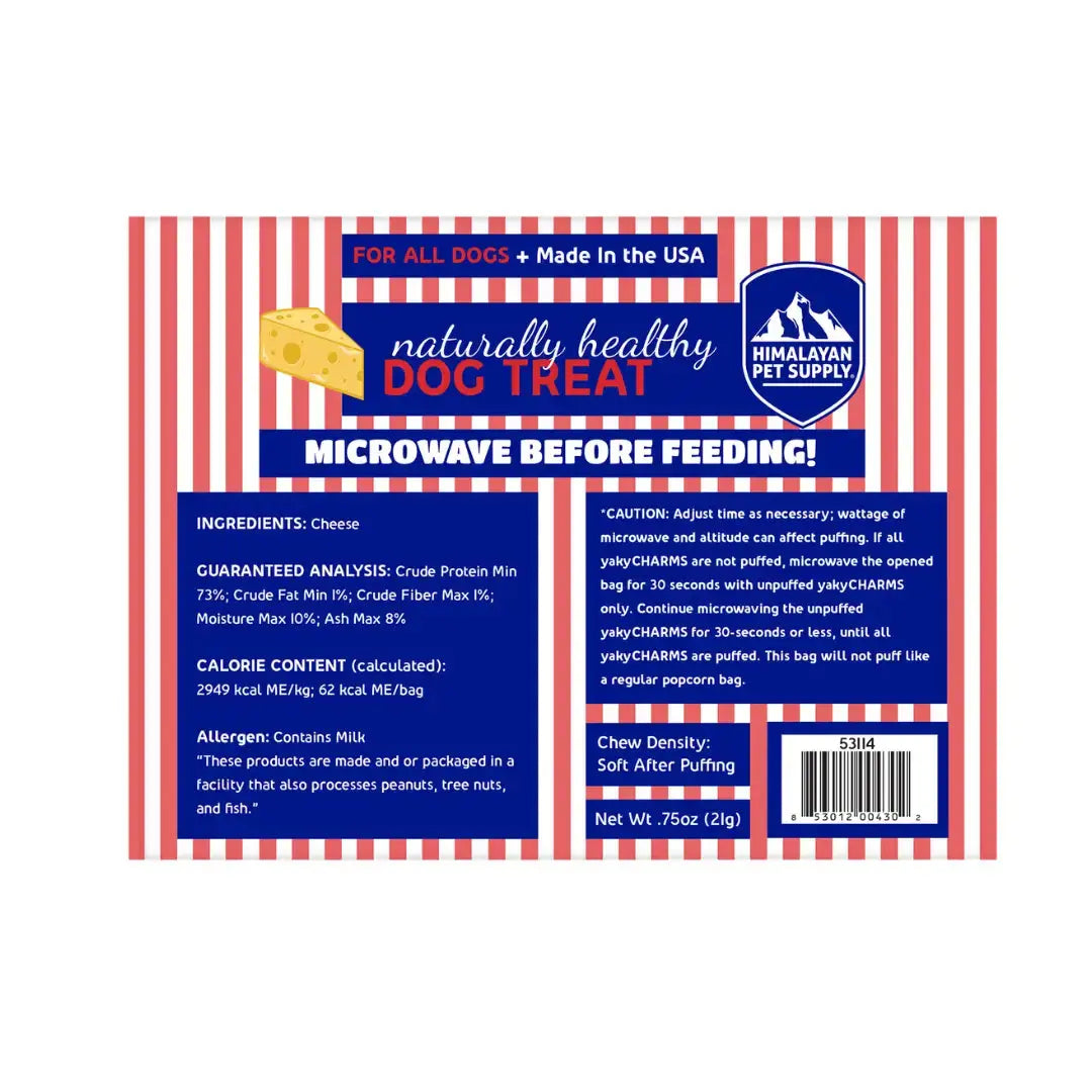 Himalayan Yaky Charms Cheese Puff Dog Treats   | Canine & Co
