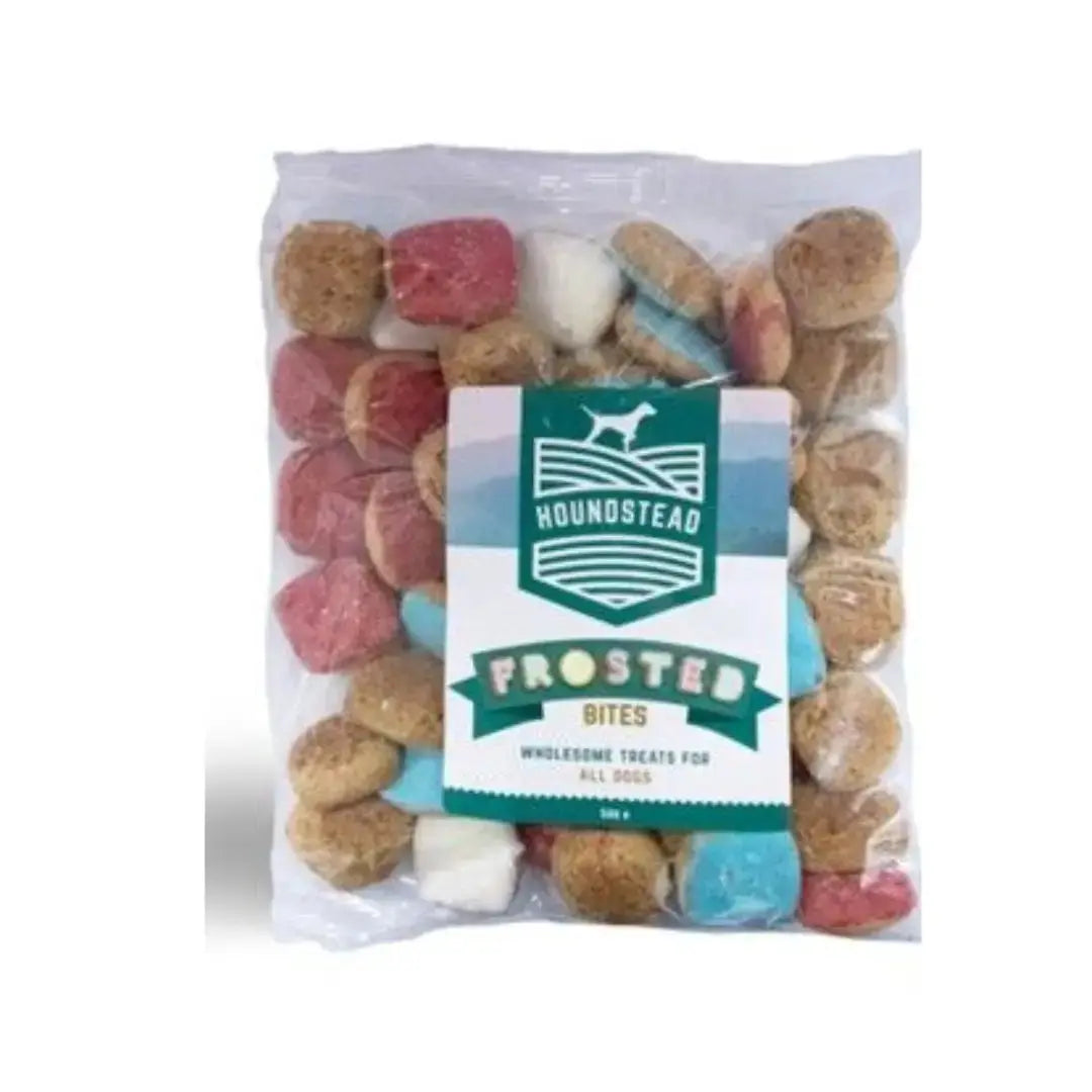 Houndstead Frosted Dog Biscuit Dog Treats   | Canine & Co
