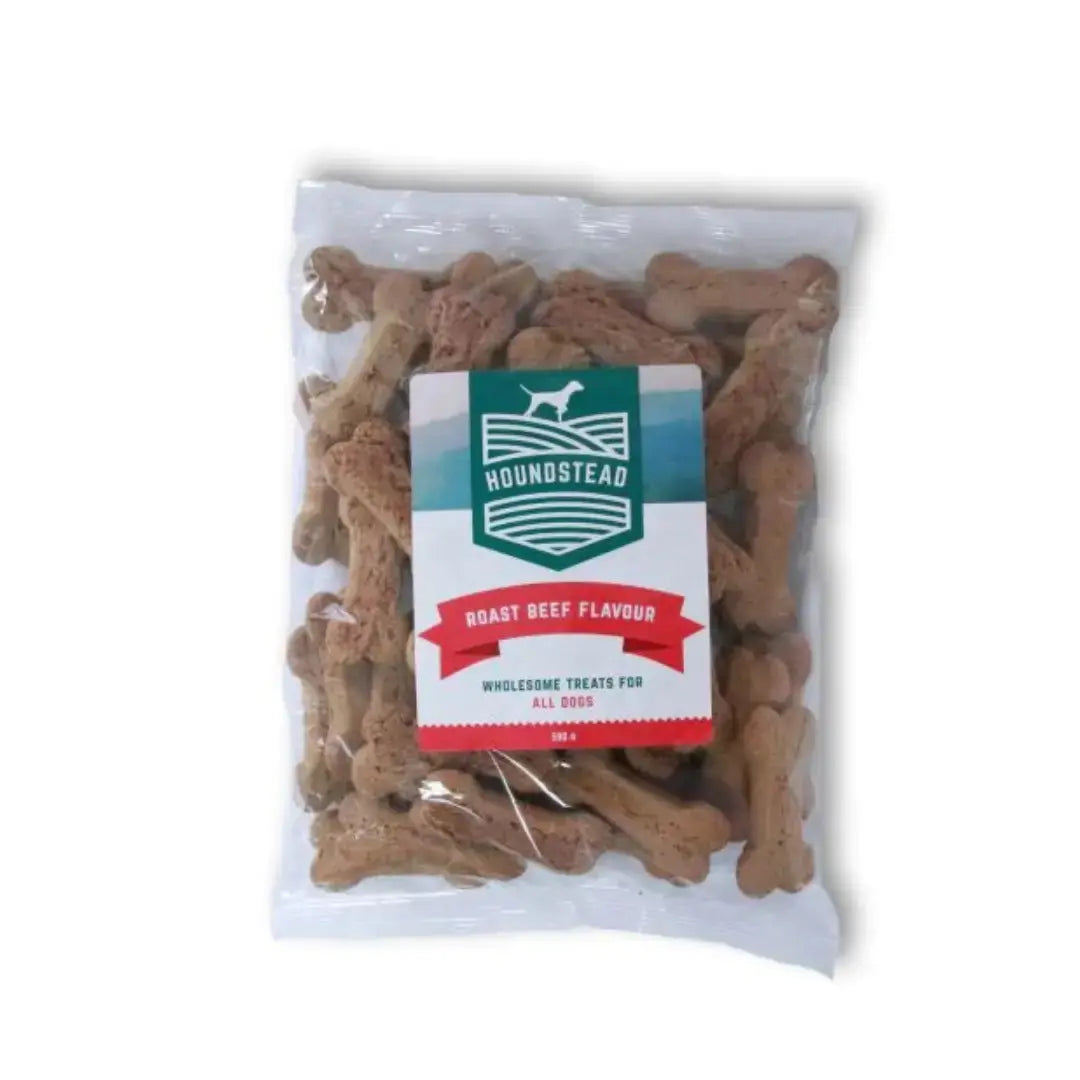 Houndstead Roast Beef Dog Biscuit Treats   | Canine & Co