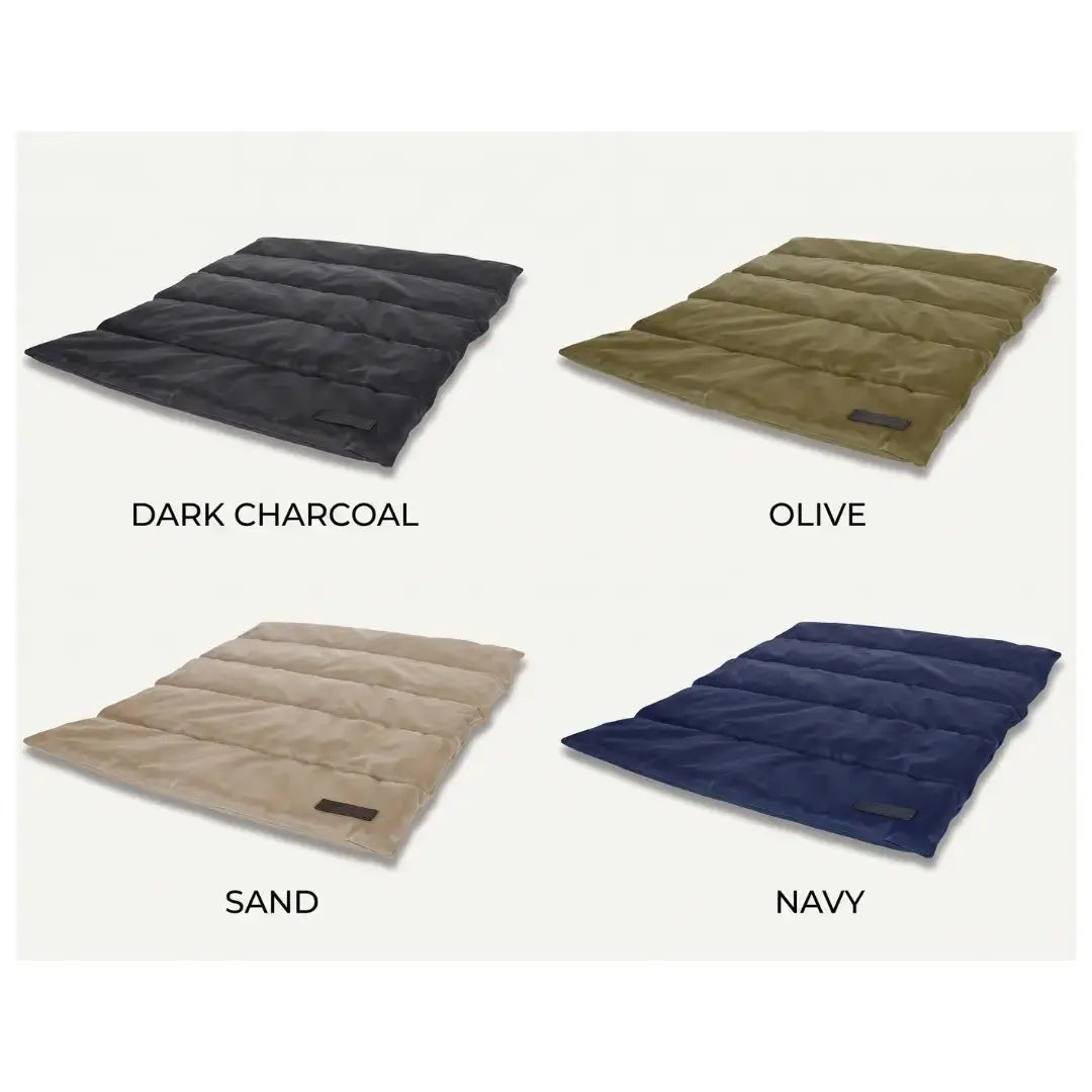 Huntlea Kalahari Dark Charcoal Travel Mat - Charcoal Grey   | Canine & Co