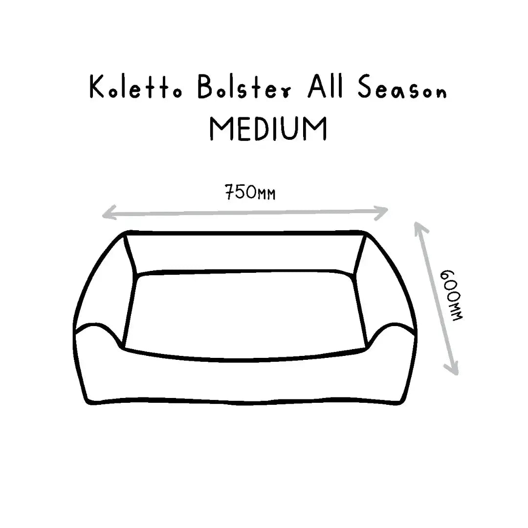 Huntlea Koletto Bolster All Season Dog Bed - Canine & Co