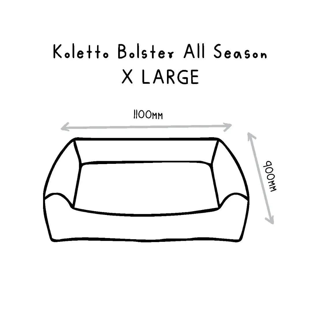 Huntlea Koletto Bolster All Season Dog Bed - Canine & Co