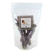 Lamb pizzles in a clear bag, perfect for dog treats and natural chewing satisfaction.