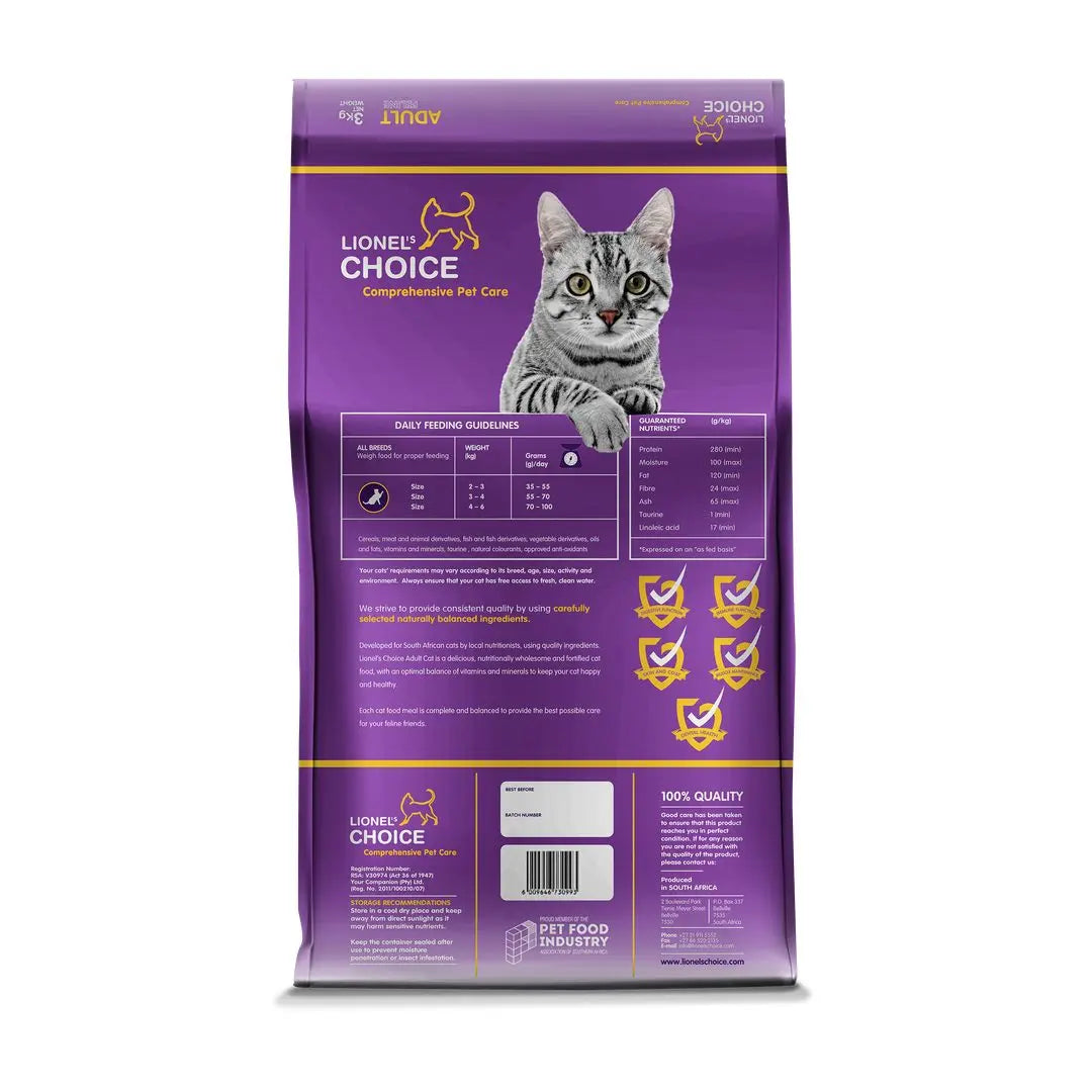 Lionel's Choice Adult Dry Cat Food   | Canine & Co