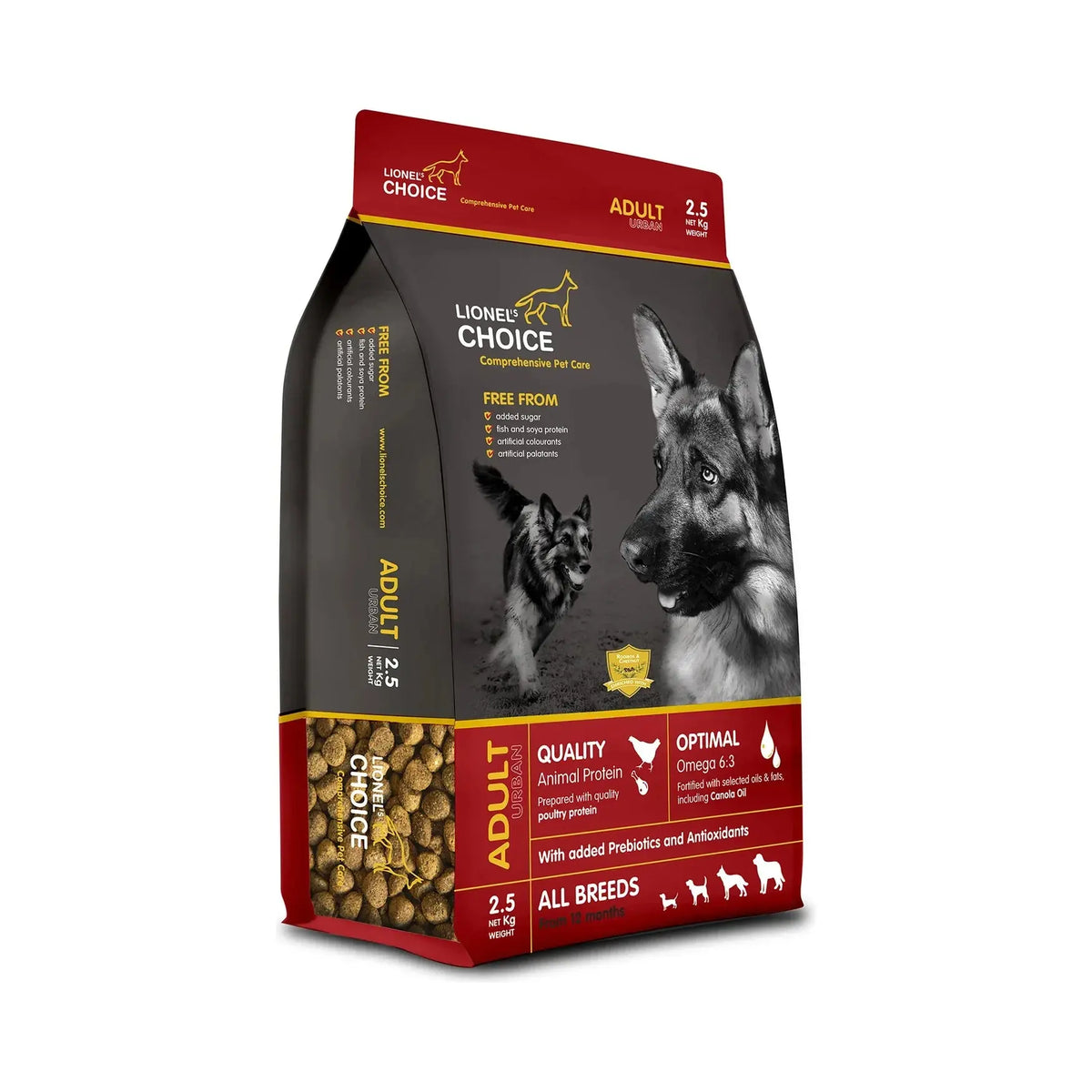 Lionel's Choice Adult Dry Dog Food 2.5kg bag