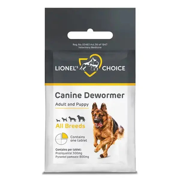 Lionel's Choice dewormer   | Canine & Co