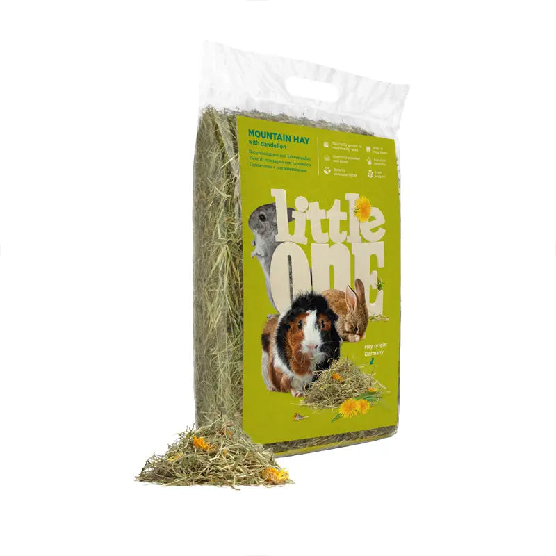 Little One Mountain Hay with Dandelion 400g   | Canine & Co