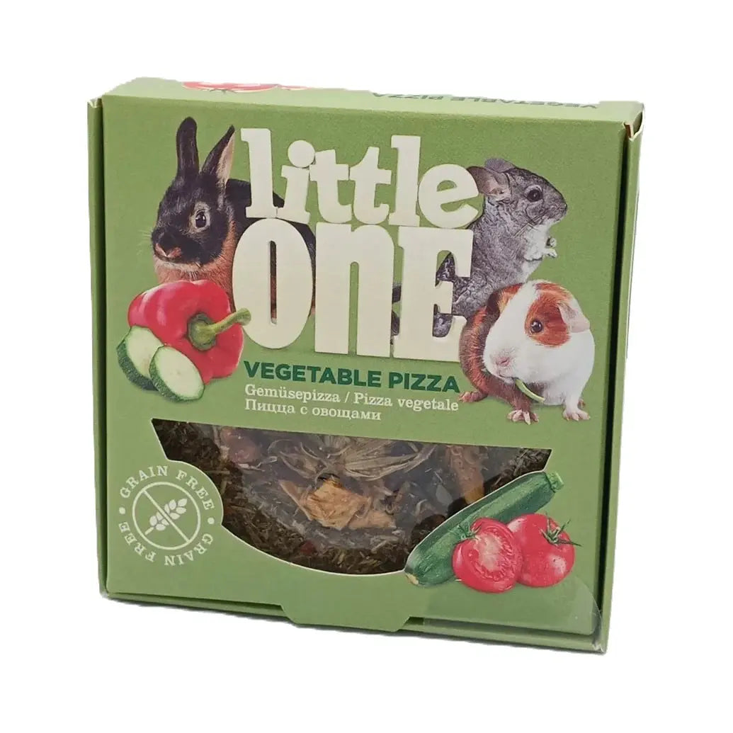 Little One Veg Pizza Treat Toy for Small Animals 55g