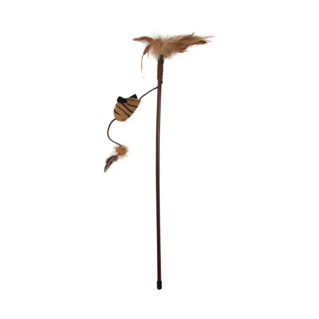 Mad Cat Safari Squeak Wand Cat Toy   | Canine & Co