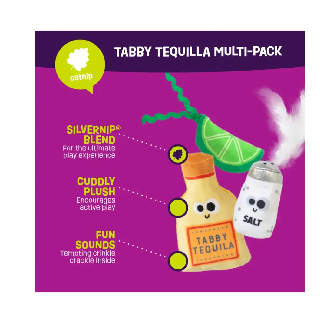 Mad Cat Tabby Tequila Set Cat Toy   | Canine & Co