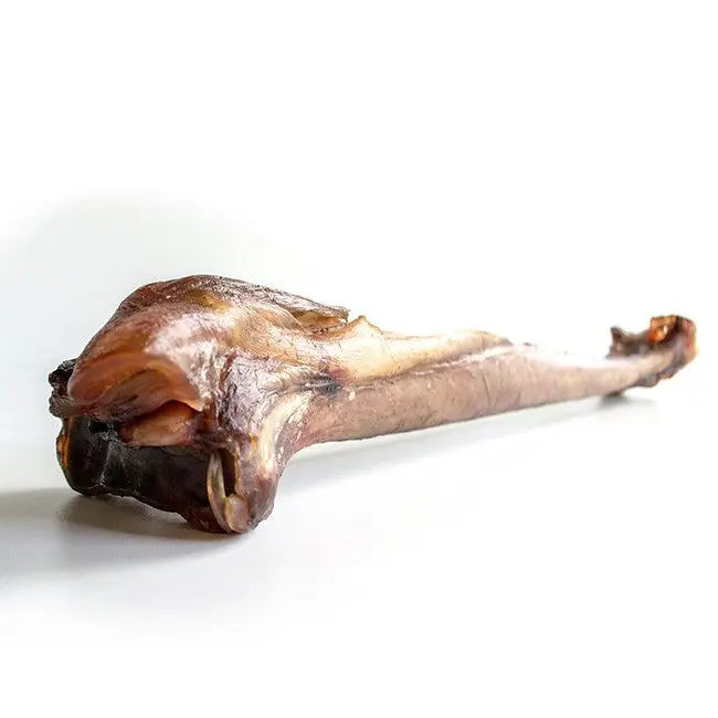 Natural dog chew bone, high in protein, perfect for dental health and long-lasting enjoyment.