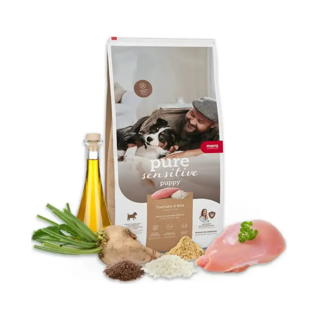 Mera Pure Sensitive Puppy Turkey & Rice Dry Dog Food   | Canine & Co