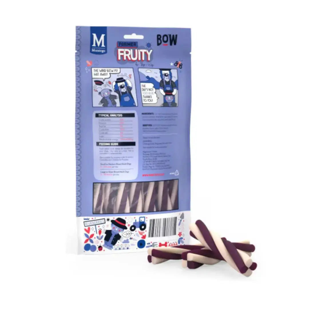 Montego Bags O' Wags Fruities Blueberry & Yoghurt Dog Chew Treats   | Canine & Co