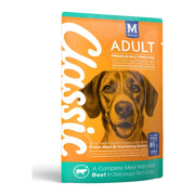 Montego Classic Beef in Gravy wet dog food 85g pouch, sold in a 10-pack multipack.